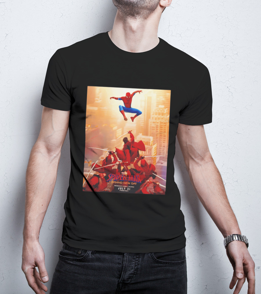 Spider Man Brand New Day Peter Vs The Hand Movie July 31 T-Shirt