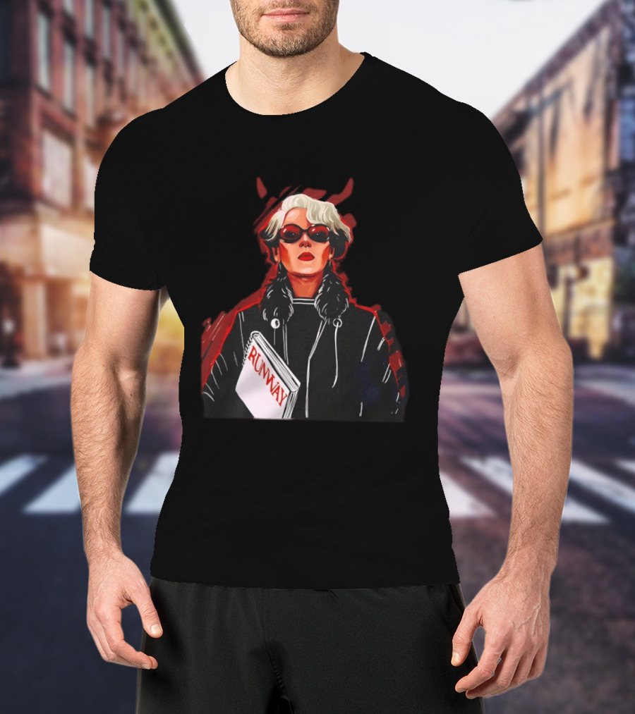 Miranda Priestly Runway Devil Wears Prada Iconic Fashion T-Shirt