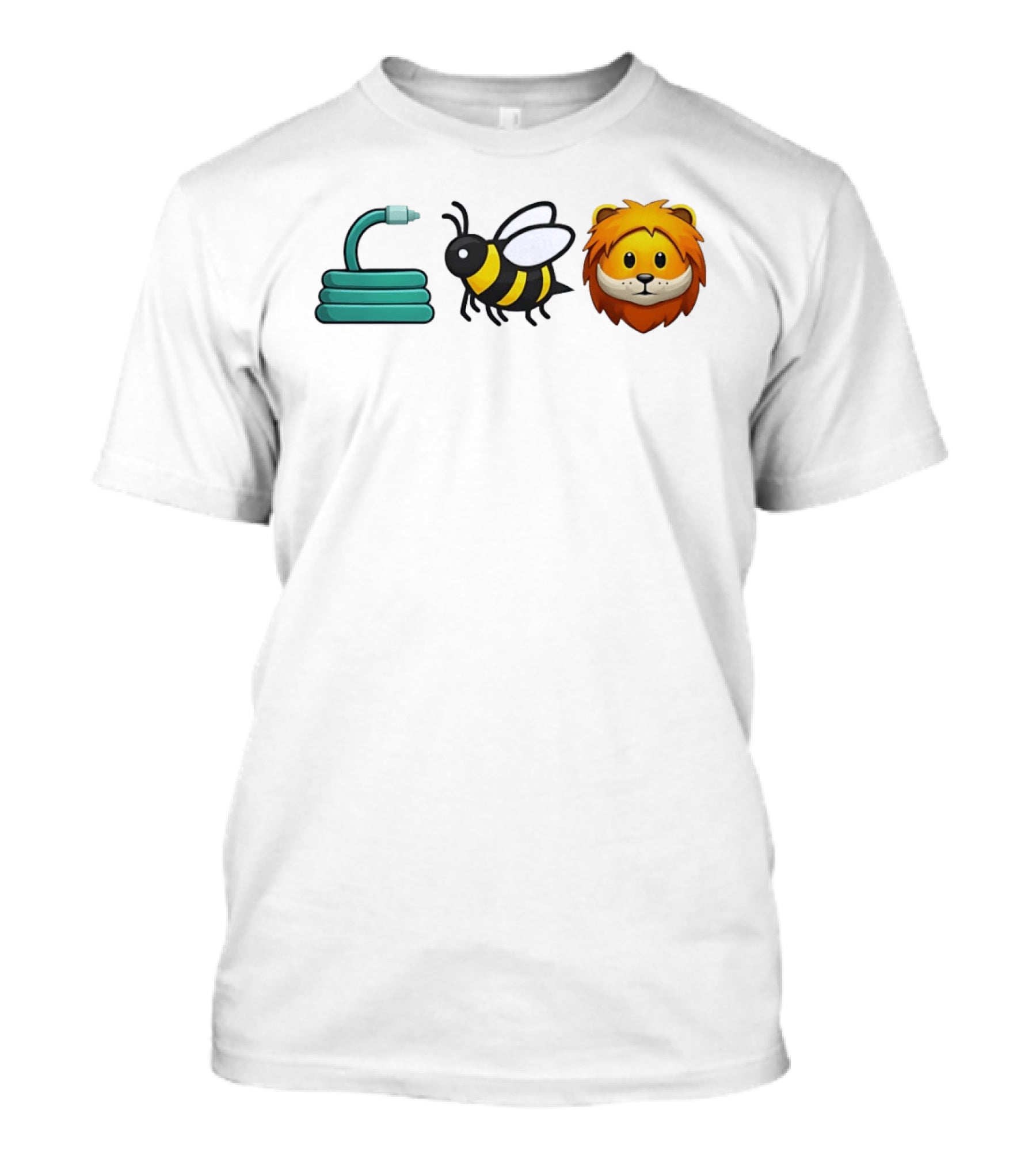 Hose Bee Lion Emoji Mashup T-Shirt