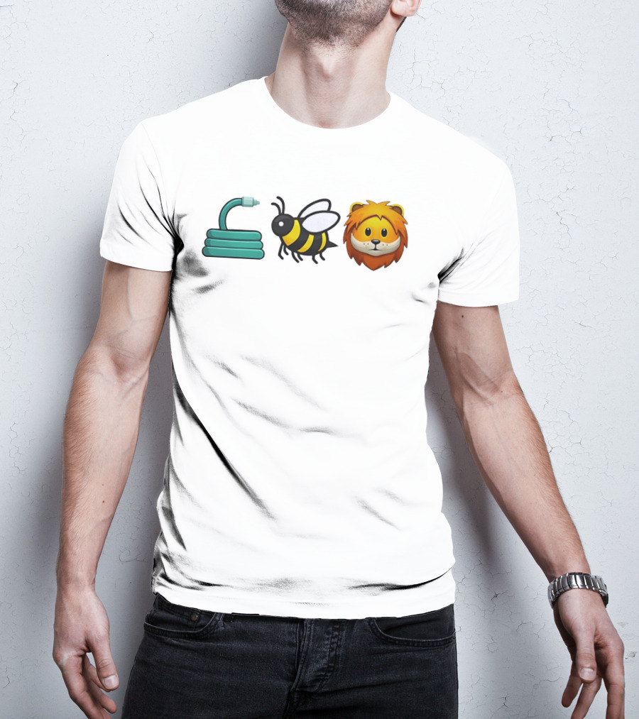 Hose Bee Lion Emoji Mashup T-Shirt