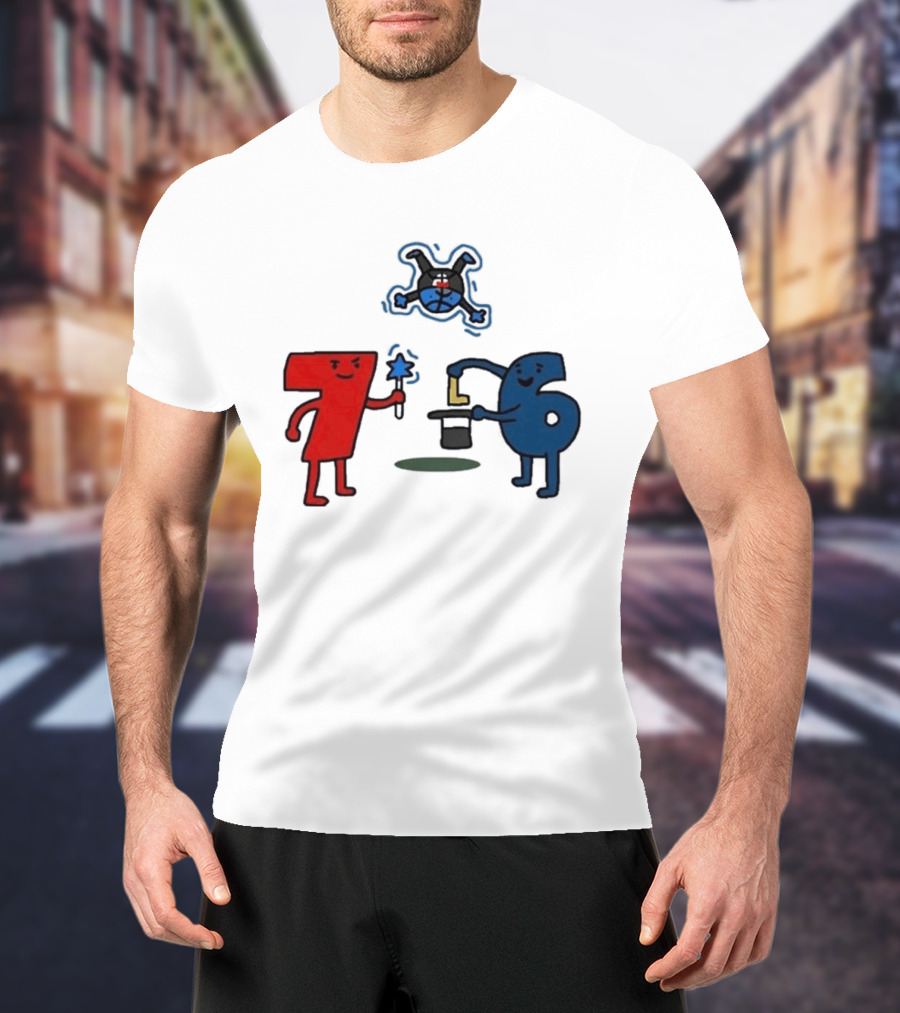 Philadelphia 76ers Steal Orlando Magic Meme With 76 And Magic Wand T-Shirt
