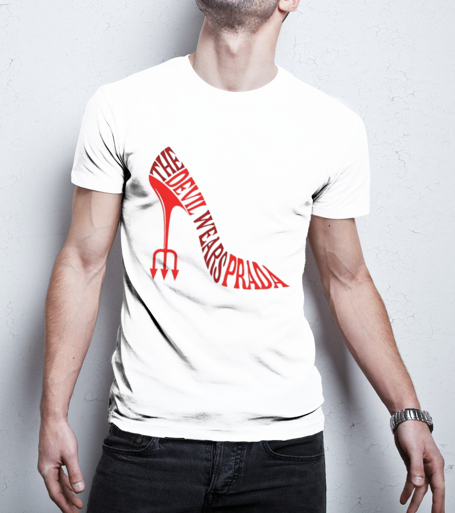 The Devil Wears Prada Red Shoe High Heel Trident T-Shirt