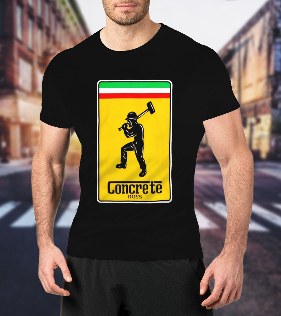 Concrete Boys Lil Yachty Scuderia Bold Graphic Worker T-Shirt