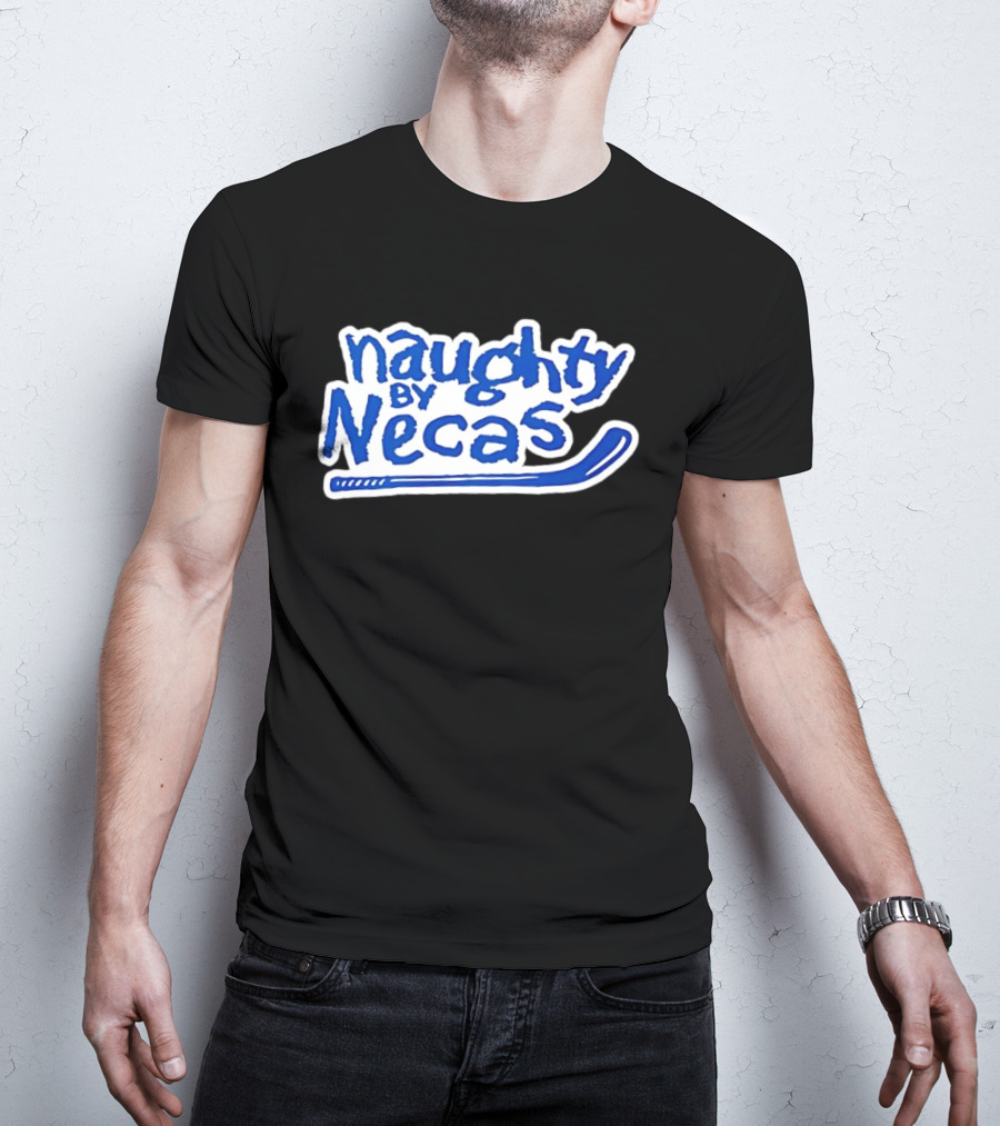 Martin Nečas Naughty By Necas Hockey T-Shirt