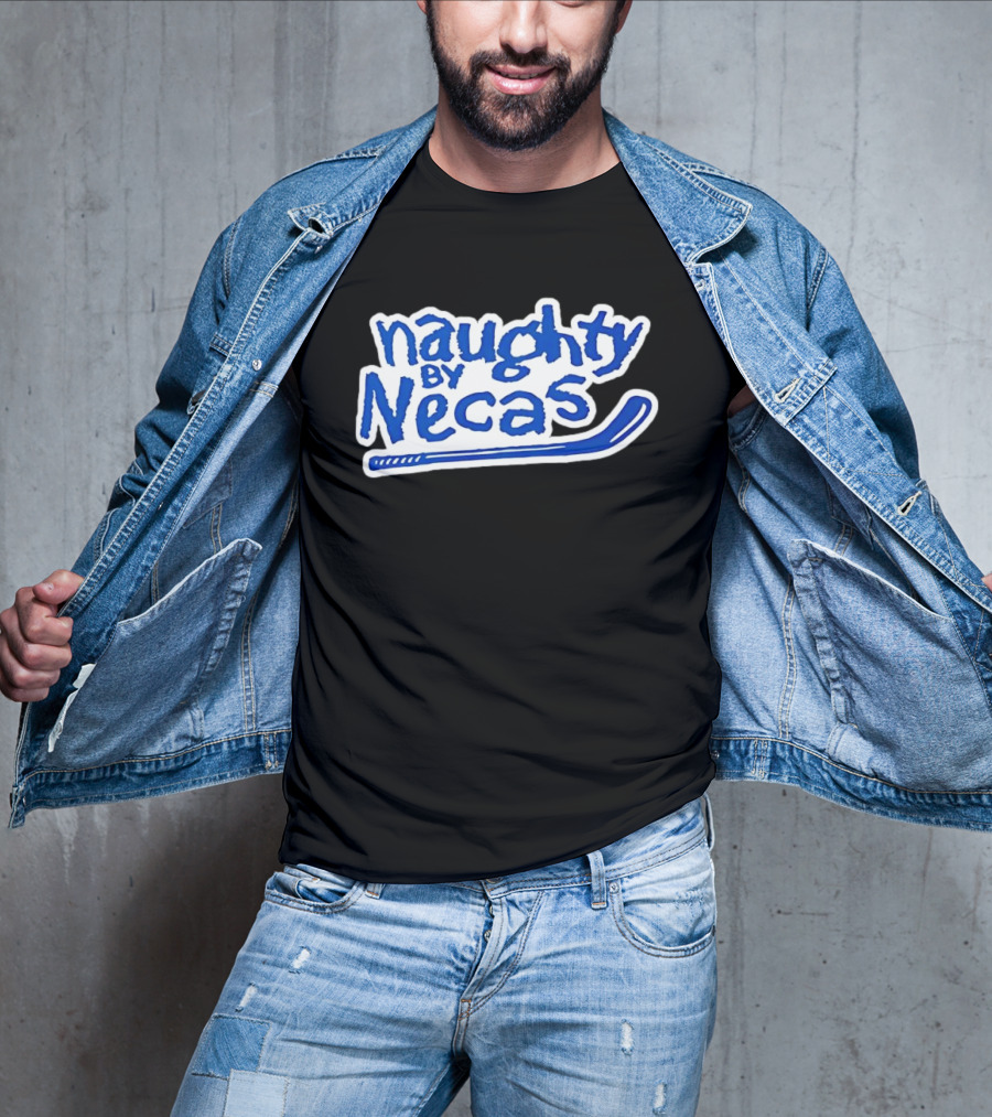 Martin Nečas Naughty By Necas Hockey T-Shirt