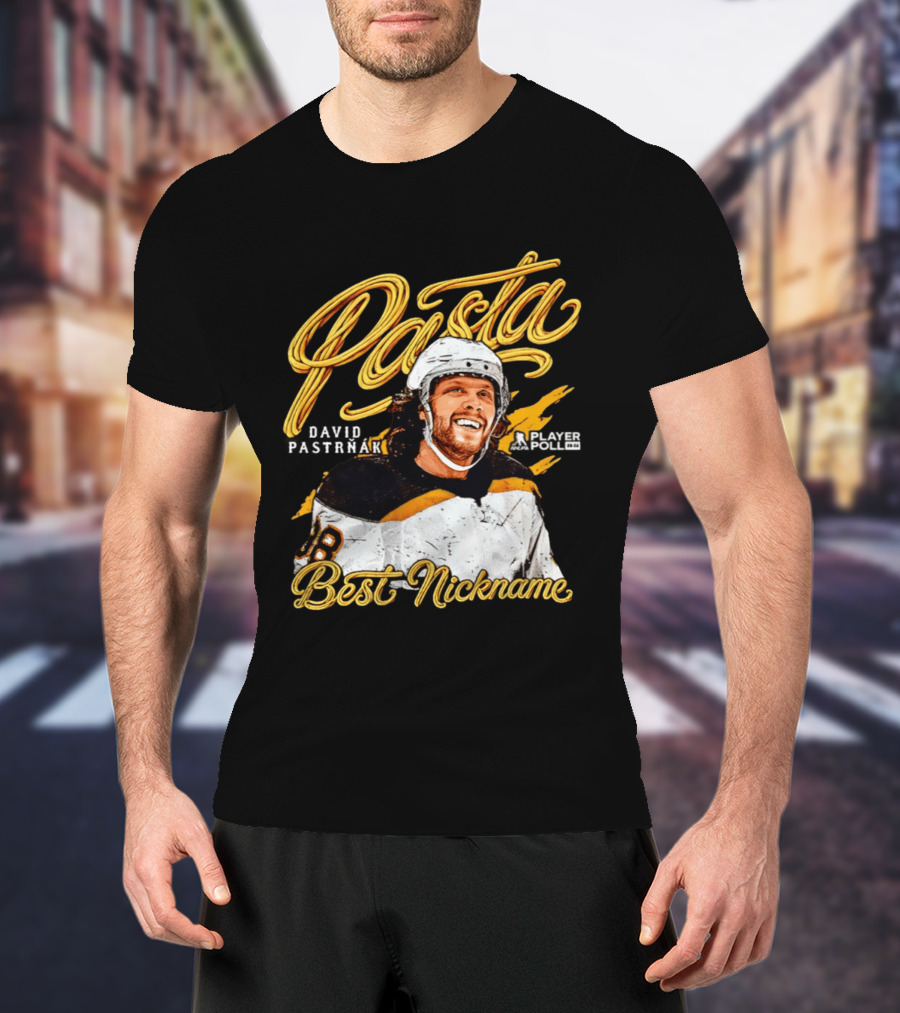 Pasta David Pastrnak Boston Best Nickname Player Profile T-Shirt