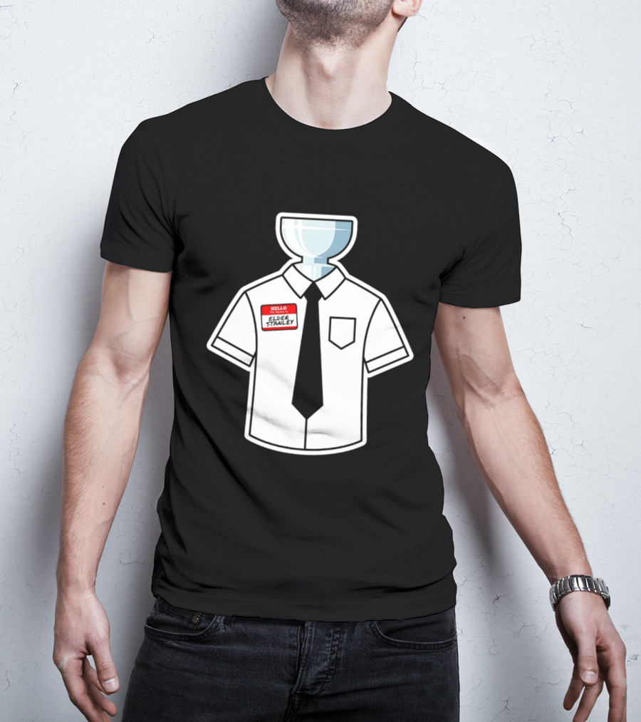 Elder Stanley Cup NHL 2026 Trophy Hello My Name Is Sticker T-Shirt