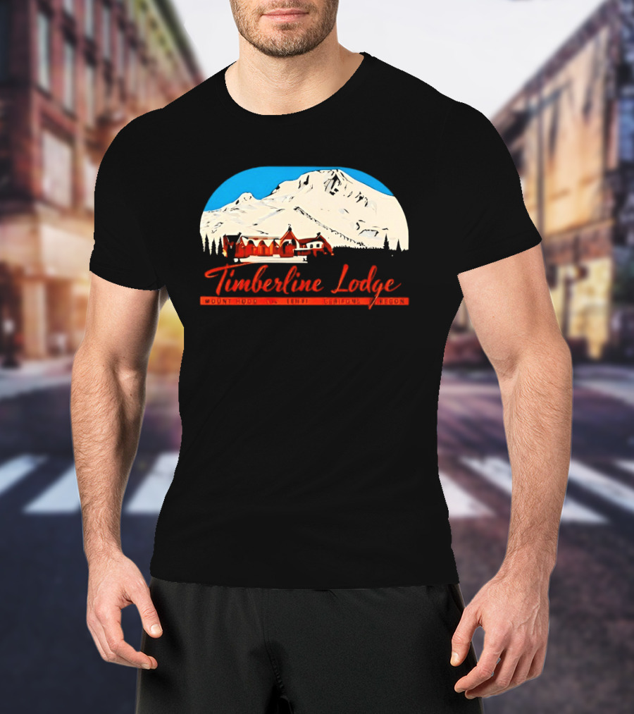 Timberline Lodge Mount Hood Ski Mountain Retreat Oregon T-Shirt