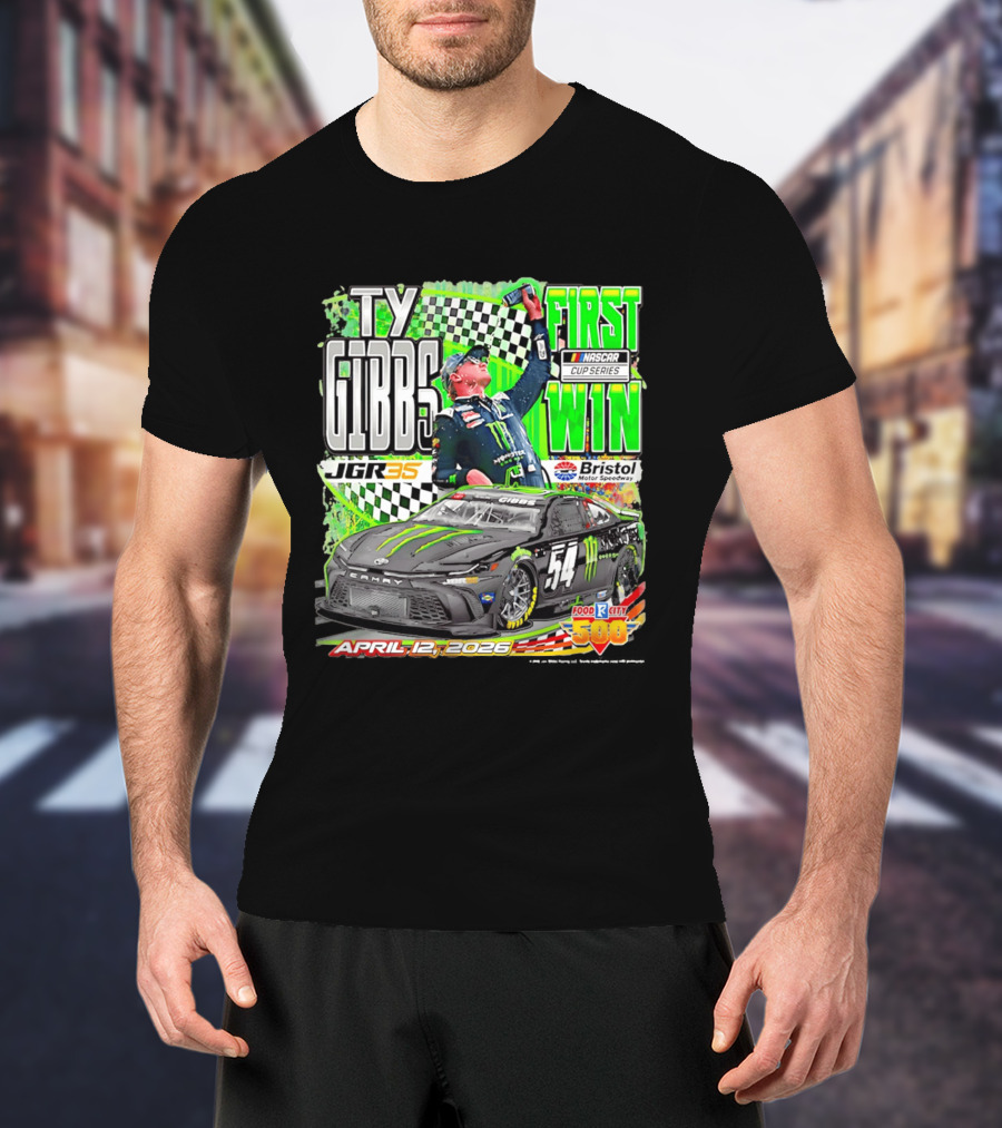Ty Gibbs First NASCAR Cup Series Win April 12 2026 Bristol Motor Speedway T-Shirt