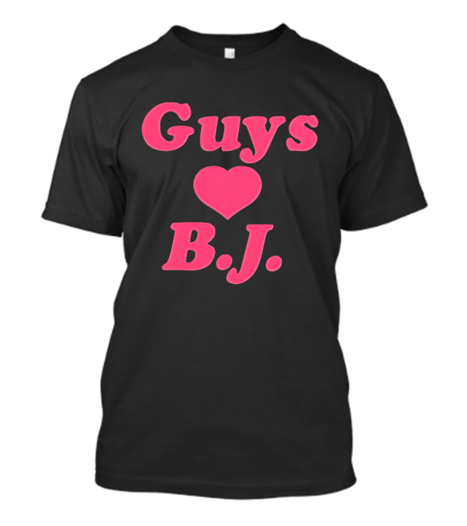 Guys Heart B.J. Pink T-Shirt