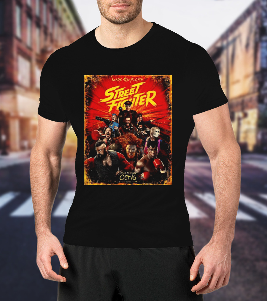 Ready Set Fight Street Fighter 2026 Movie Release October 16 T-Shirt