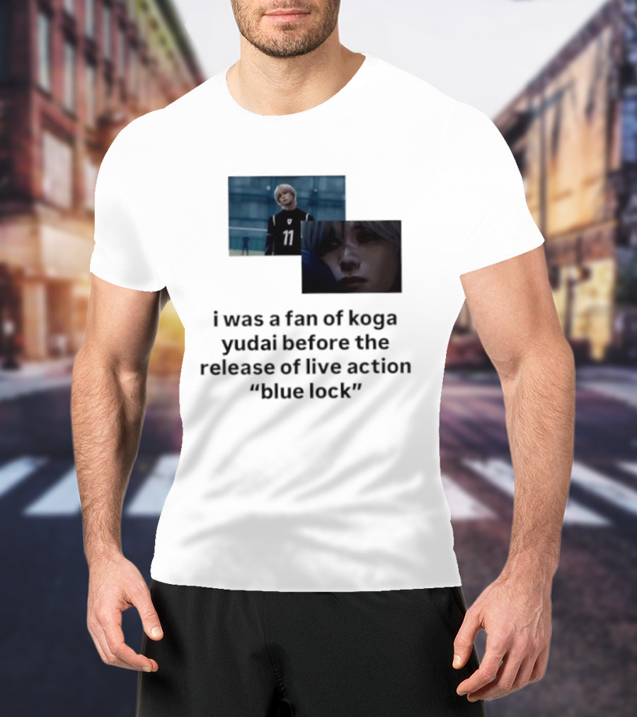 Koga Yudai Before Blue Lock Live Action Release Fan T-Shirt