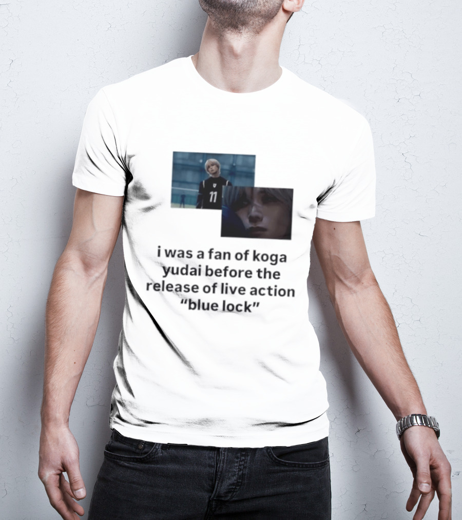 Koga Yudai Before Blue Lock Live Action Release Fan T-Shirt
