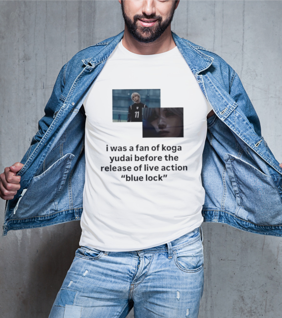 Koga Yudai Before Blue Lock Live Action Release Fan T-Shirt