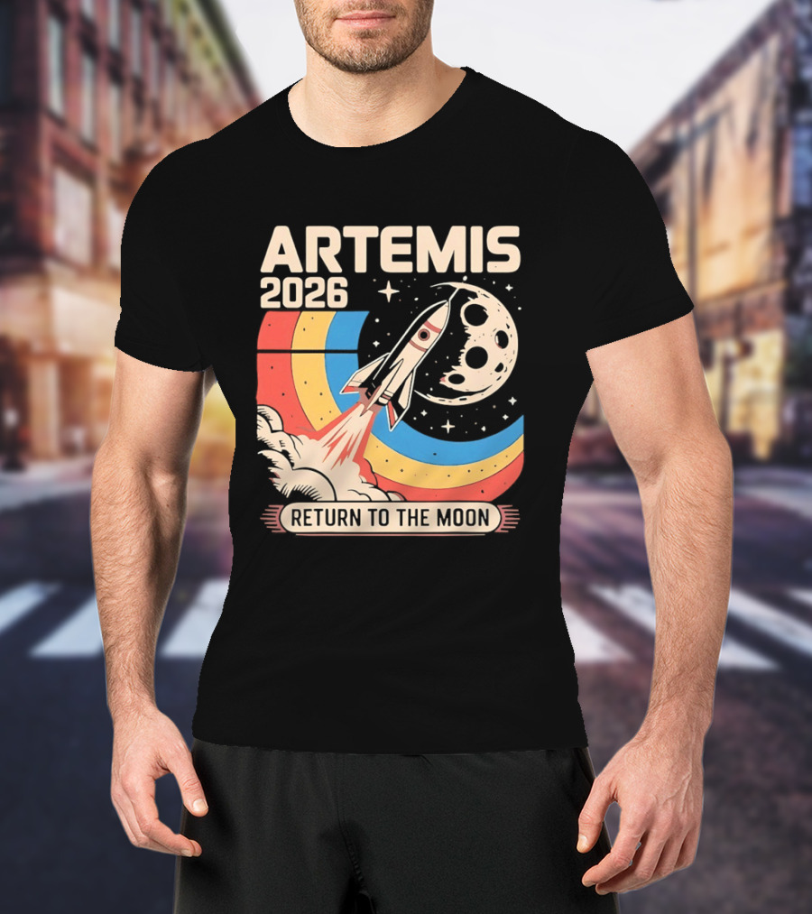 Artemis 2026 Rocket Launch Return To The Moon T-Shirt