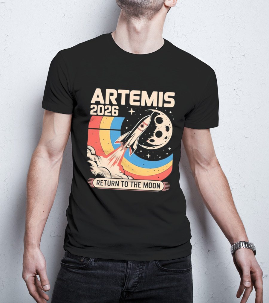 Artemis 2026 Rocket Launch Return To The Moon T-Shirt
