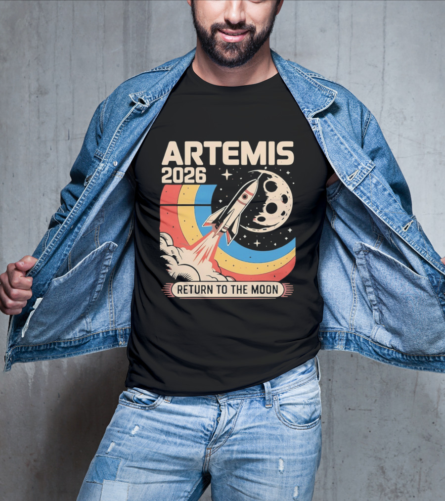 Artemis 2026 Rocket Launch Return To The Moon T-Shirt