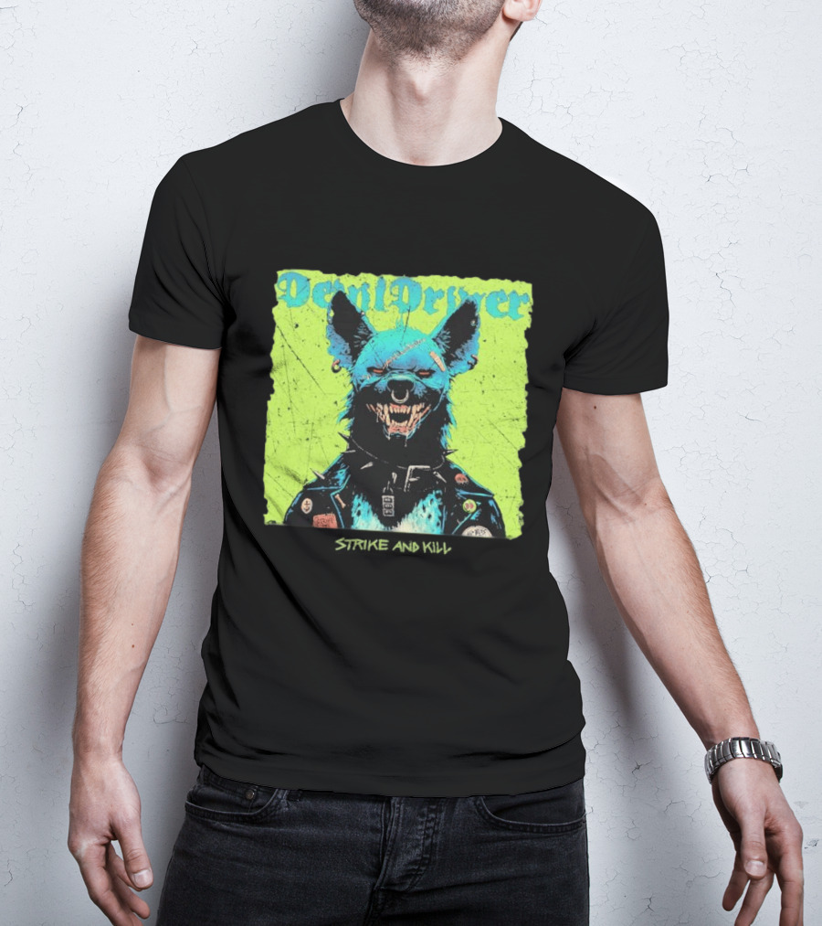 DevilDriver 2026 Strike And Kill Blue Canine With Punk Jacket T-Shirt