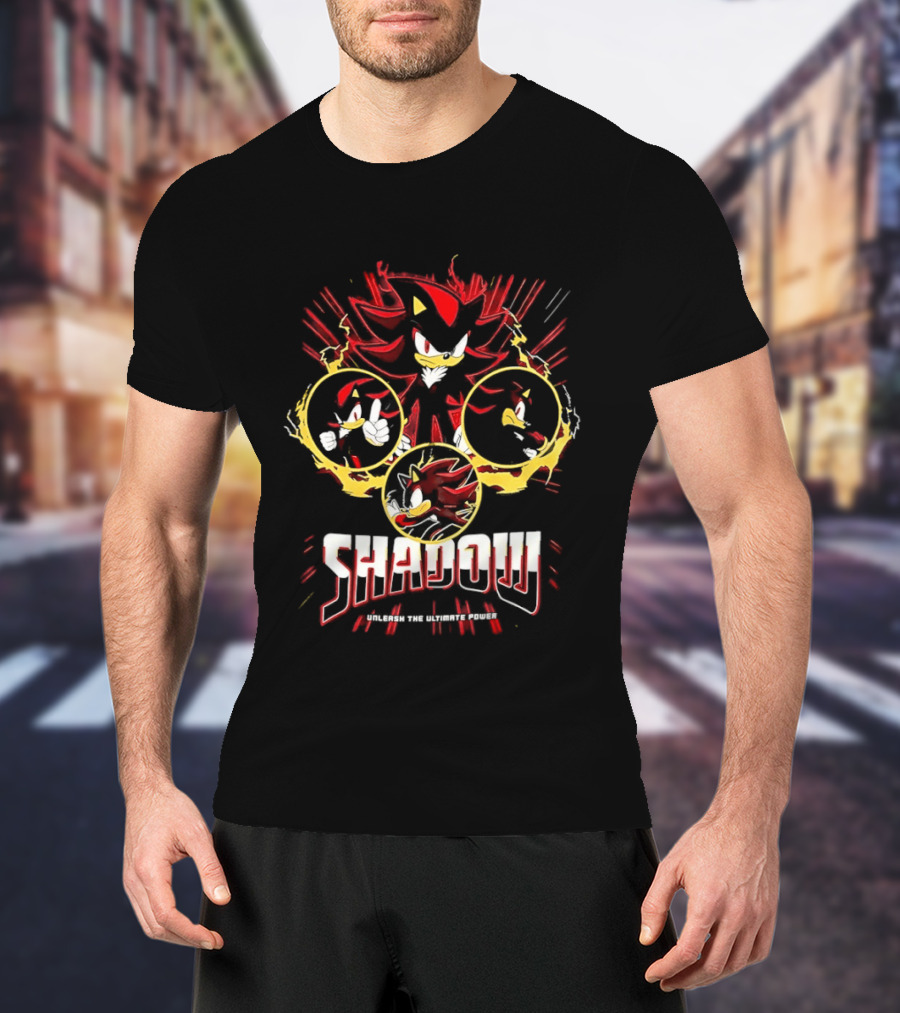 Shadow The Hedgehog Unleash The Ultimate Power T-Shirt