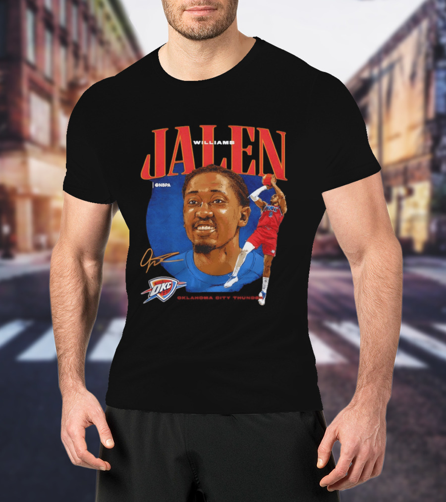 Jalen Williams Oklahoma City Thunder NBA OKC T-Shirt