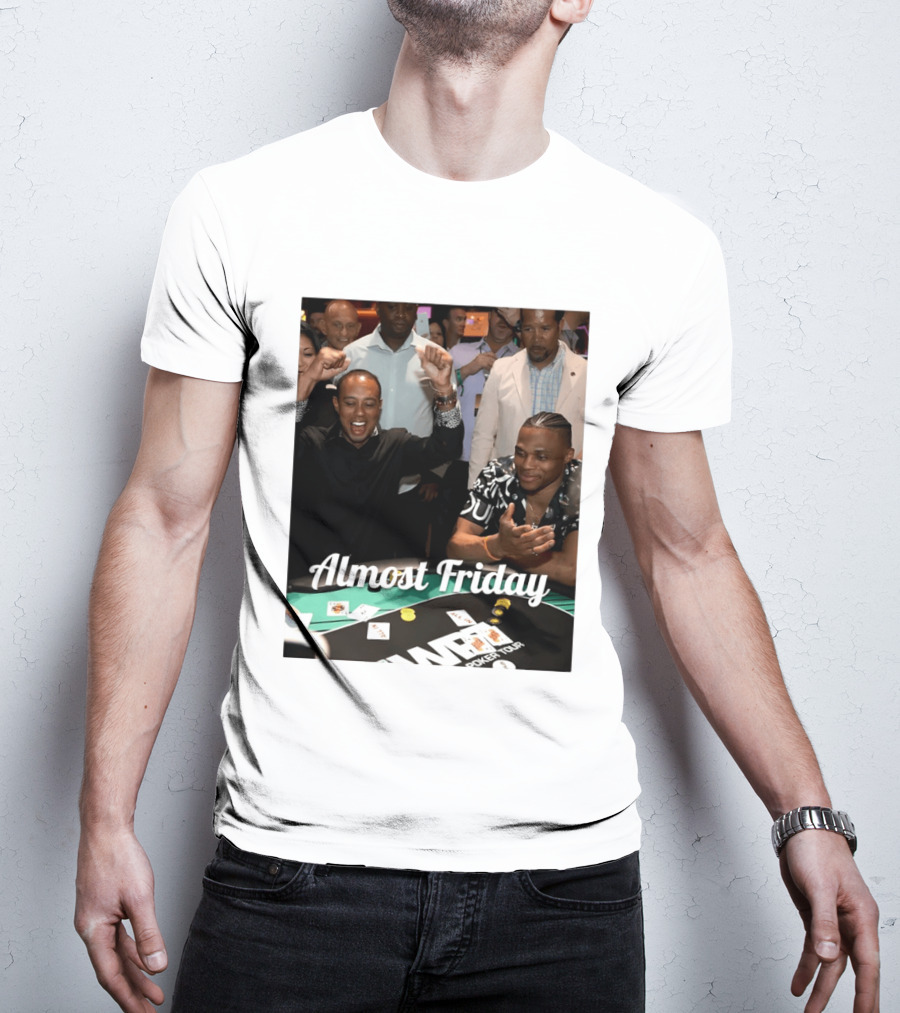 Tiger Woods World Poker Tour Almost Friday Celebration T-Shirt