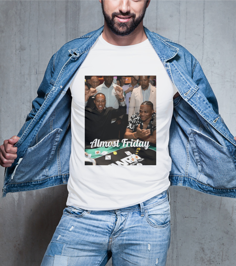 Tiger Woods World Poker Tour Almost Friday Celebration T-Shirt