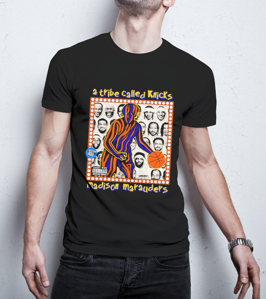 A Tribe Called Knicks Madison Marauders Basketball Art With Iconic NYC Sports Influence T-Shirt