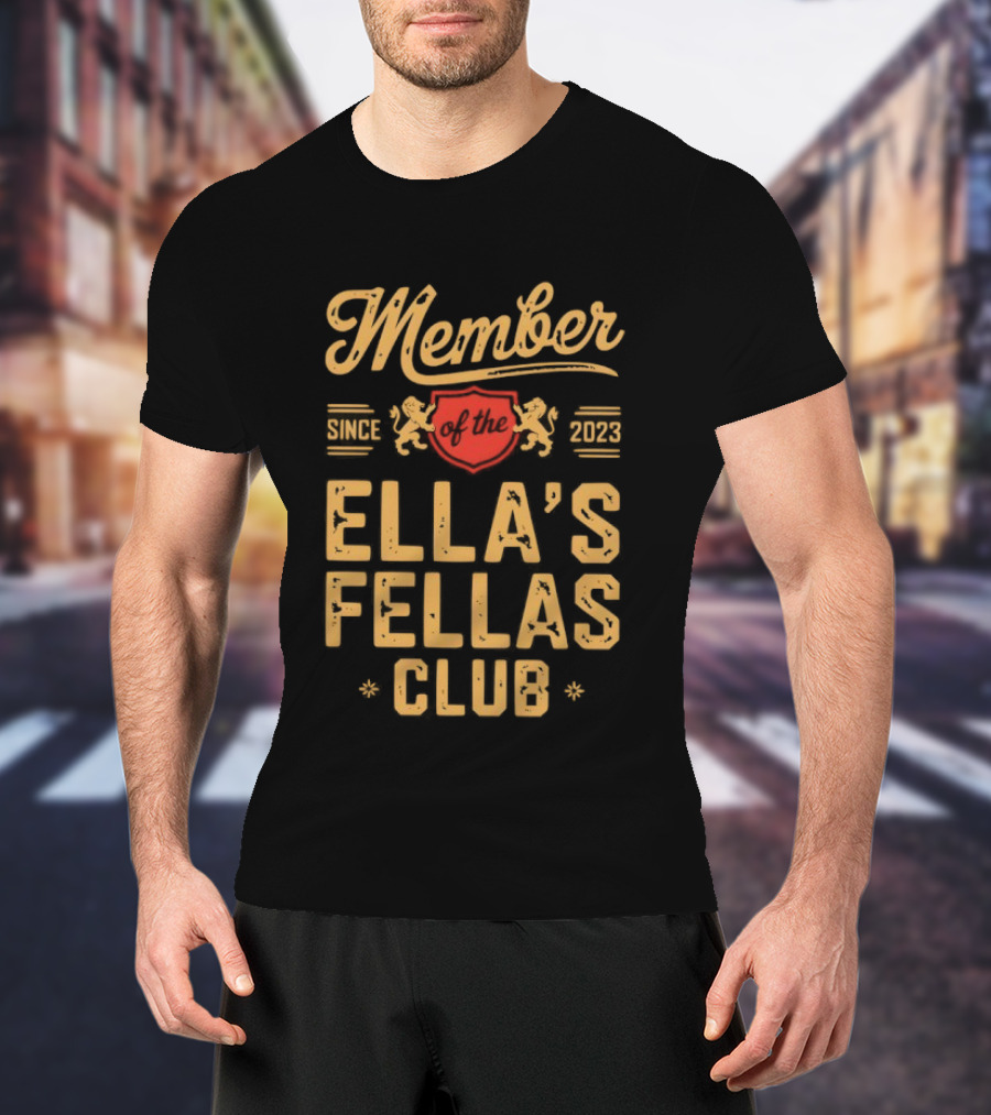 Member Ella's Fellas Club Red Crest Lions T-Shirt