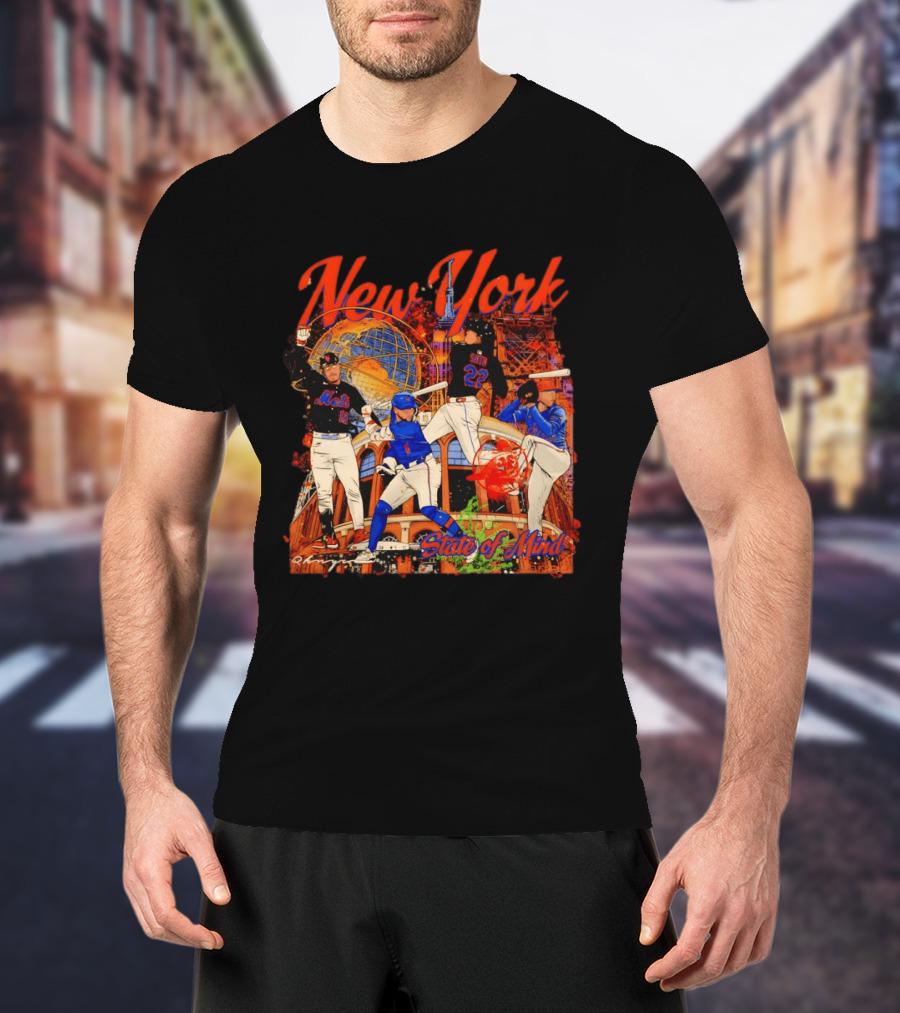 New York Mets Francisco Lindor Pete Alonso 16 12 State Of Mind T-Shirt