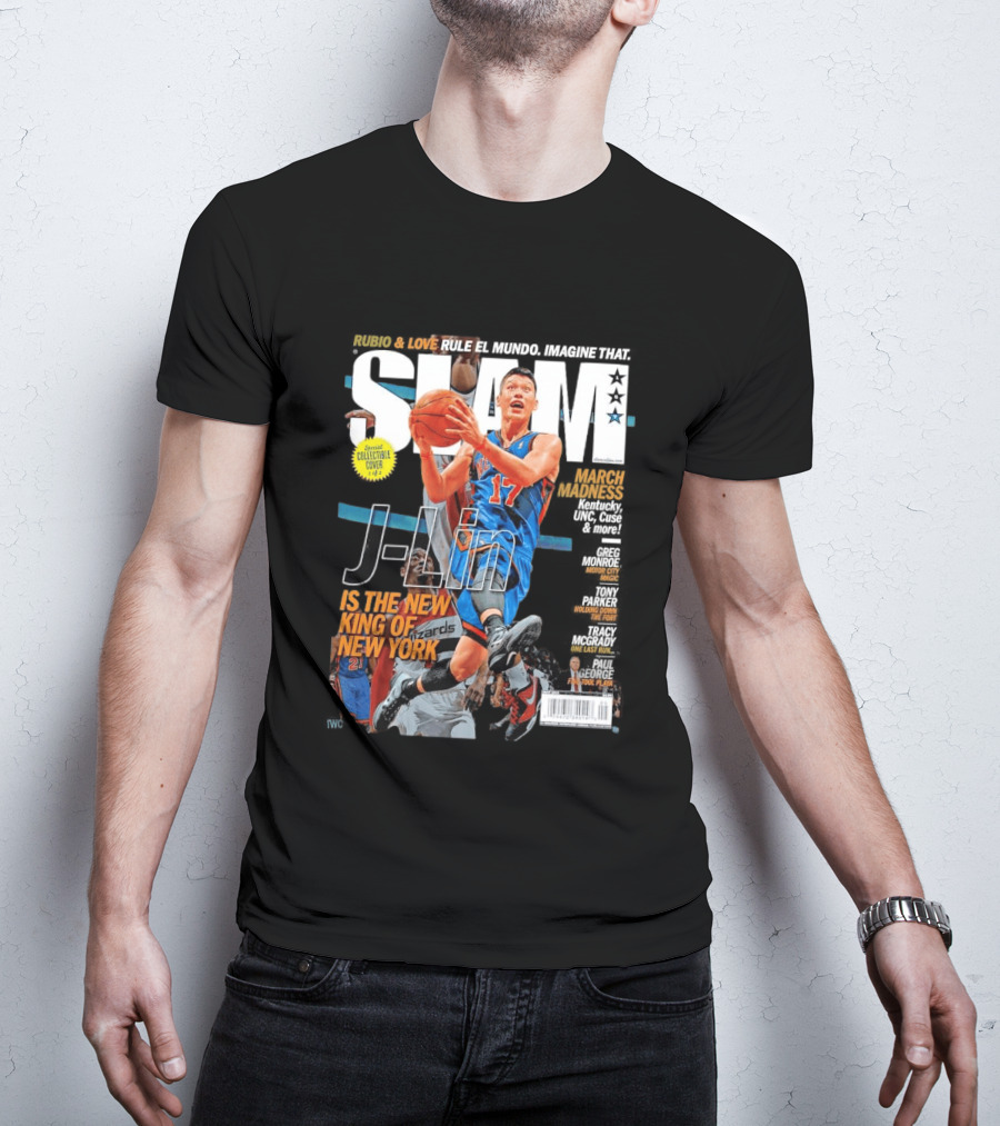 SLAM J Lin Is The New King Of New York Special Collectible Cover T-Shirt