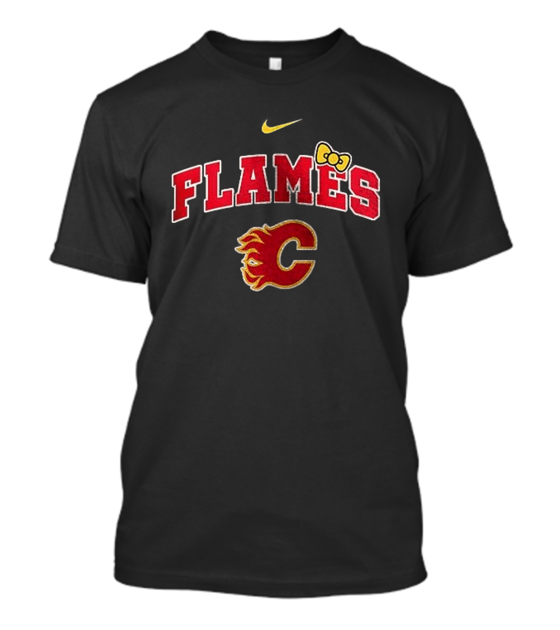 Calgary Flames Hello Kitty Collaboration Fan T-Shirt