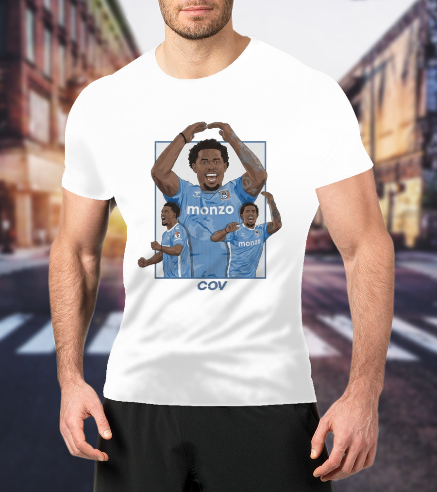 Milan Van Ewijk Coventry City FC Monzo We Are Back Premier League T-Shirt