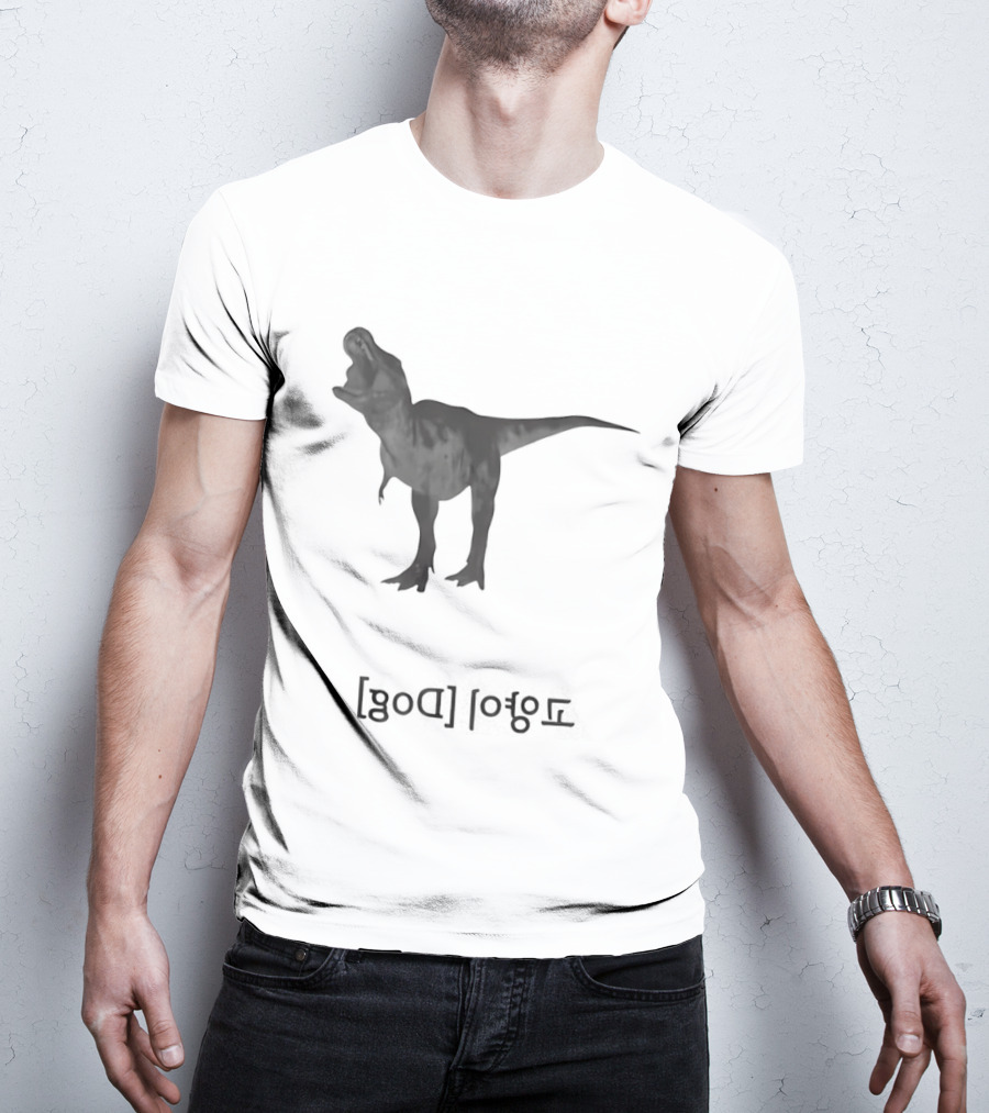 Tarbosaurus Korea Dinosaur Silhouette Roaring Charm T-Shirt