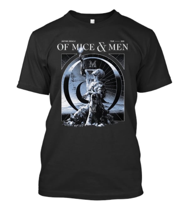 Of Mice & Men Another Miracle Tour 2026 Australia Dates And Locations T-Shirt