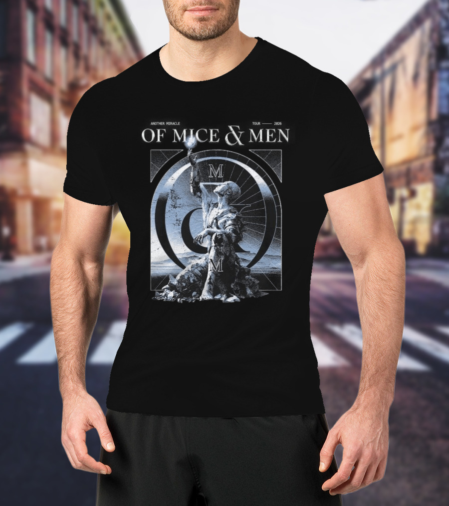 Of Mice & Men Another Miracle Tour 2026 Australia Dates And Locations T-Shirt