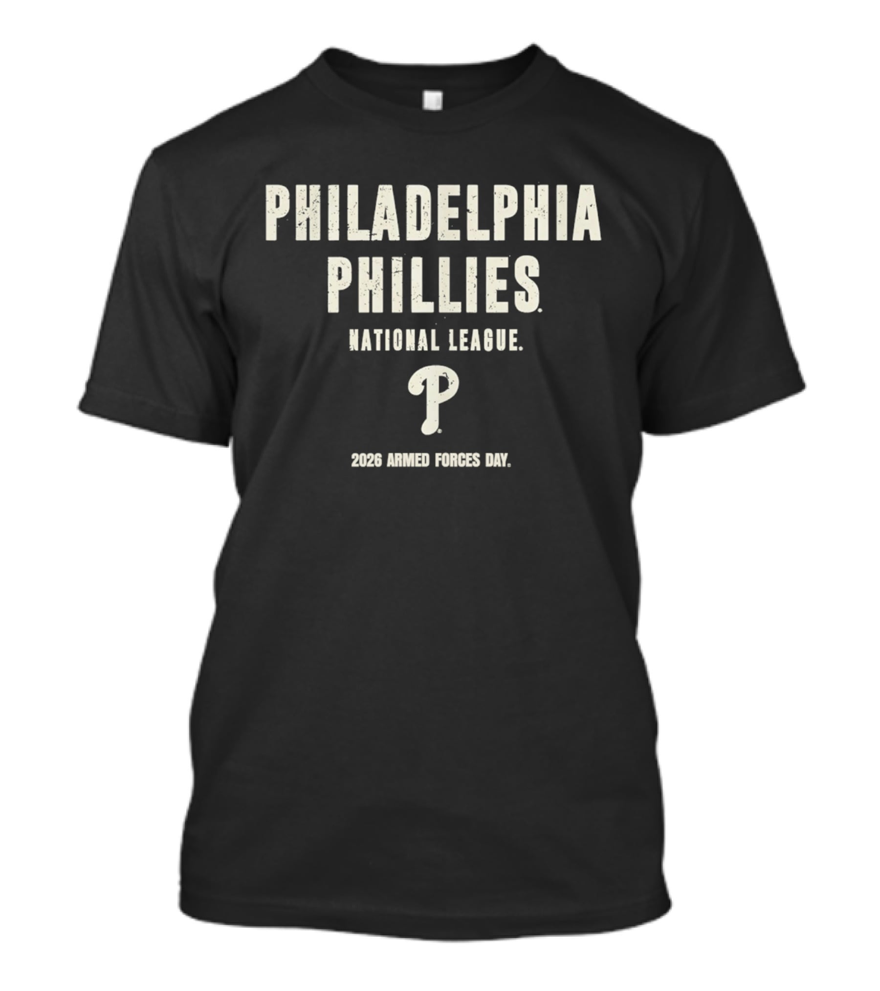 Philadelphia Phillies National League 2026 Armed Forces Day T-Shirt