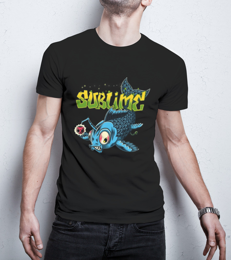 Sublime Red Rocks 2026 Exclusive Drop April 17th 18th 420 On The Rocks Angler Fish T-Shirt