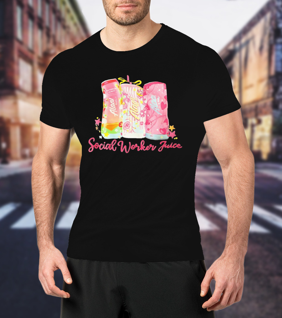 Alani Nu Watermelon Lemonade Social Worker Juice T-Shirt