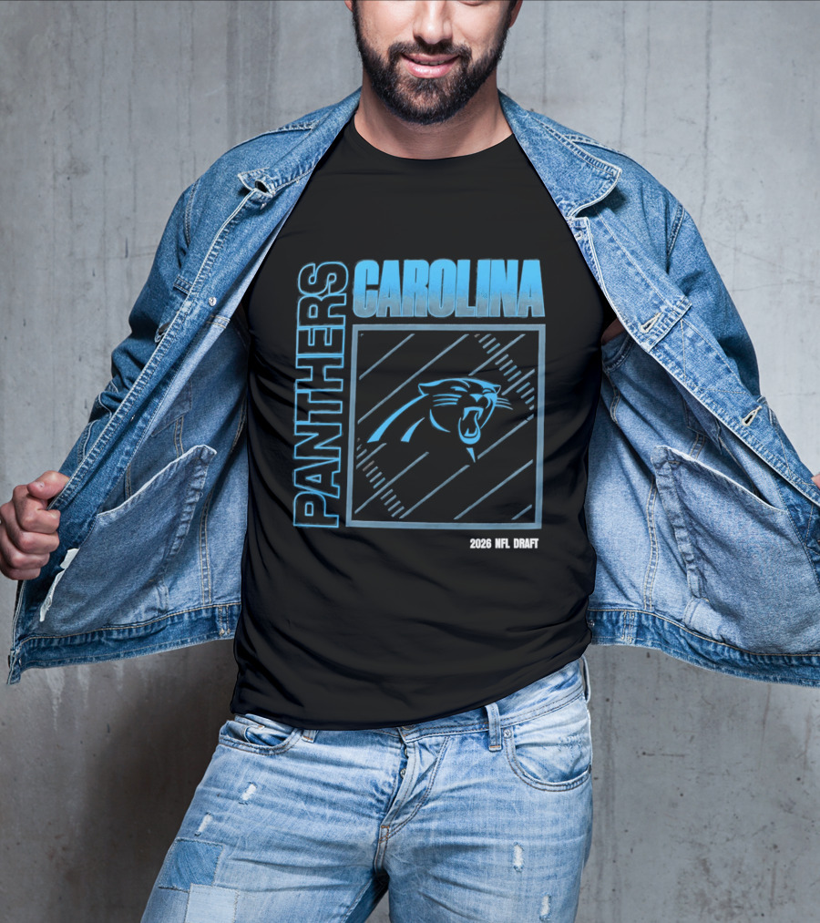 Carolina Panthers 2026 NFL Draft T-Shirt
