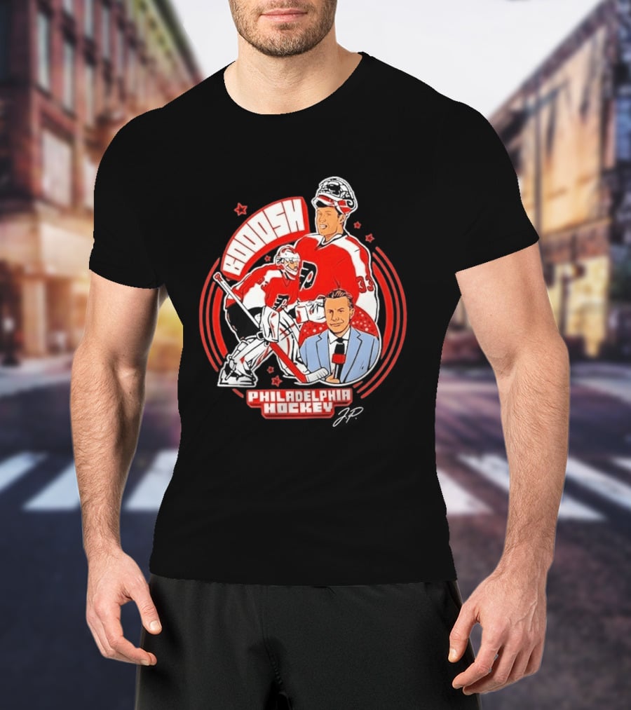 Boosh Philadelphia Flyers Hockey Goalie T-Shirt