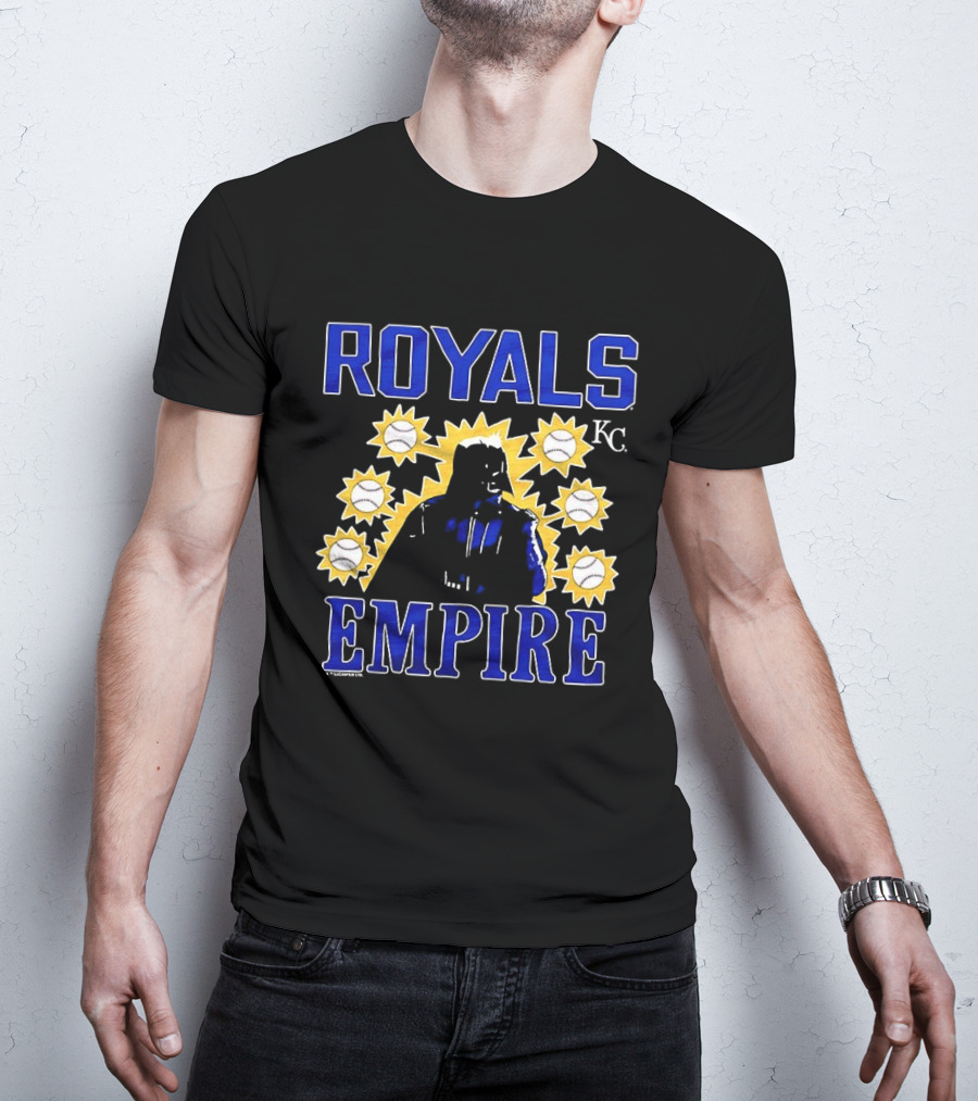 Kansas City Royals Empire Dark Side Star Wars KC T-Shirt
