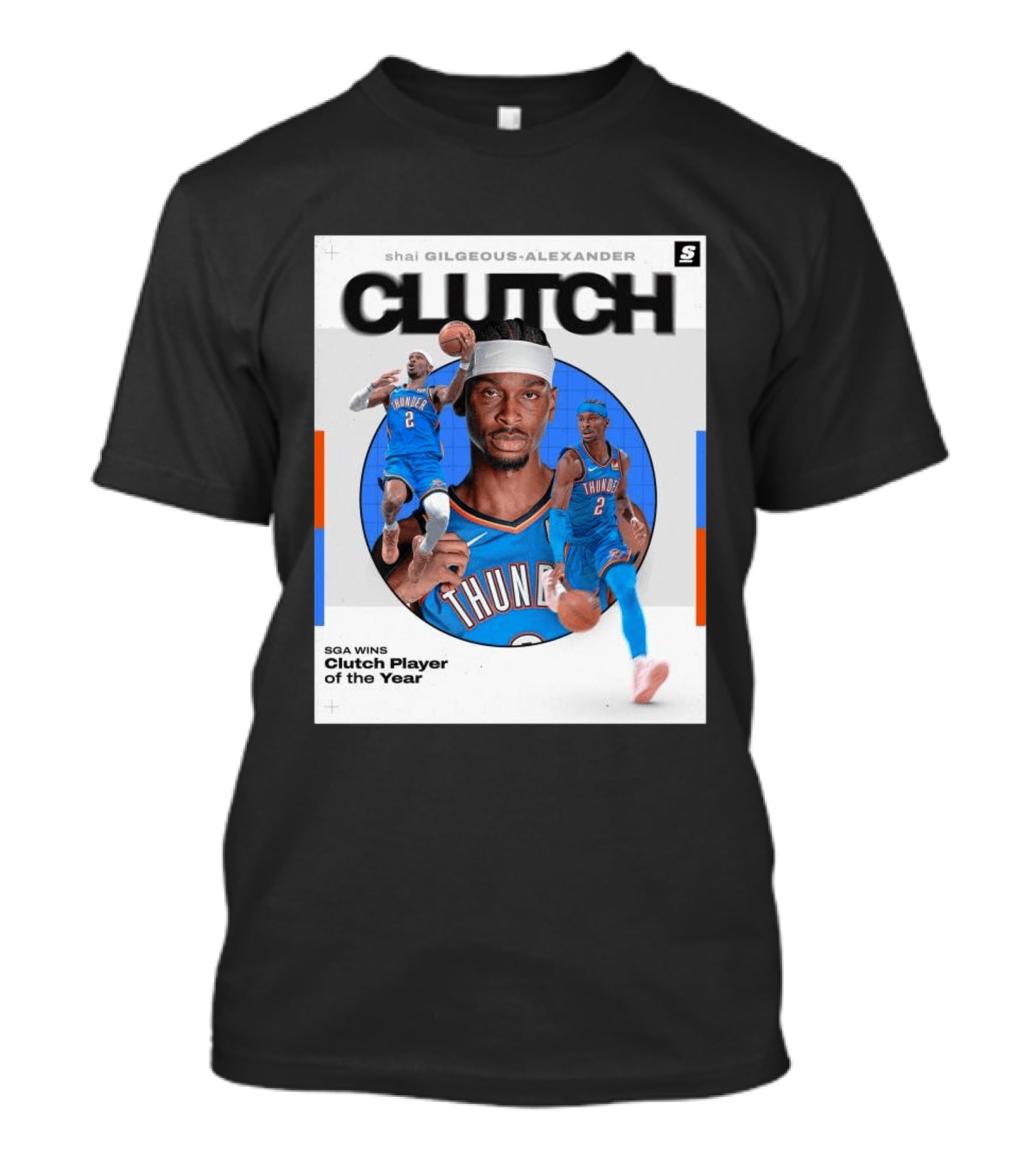 Shai Gilgeous Alexander Clutch Player Of The Year SGA Wins Thunder NBA T-Shirt