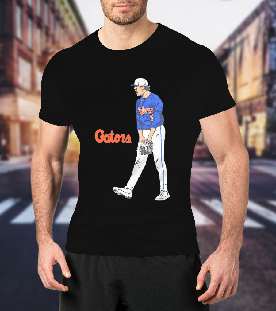 Liam Peterson Florida Gators Baseball Intense Scream Moment T-Shirt