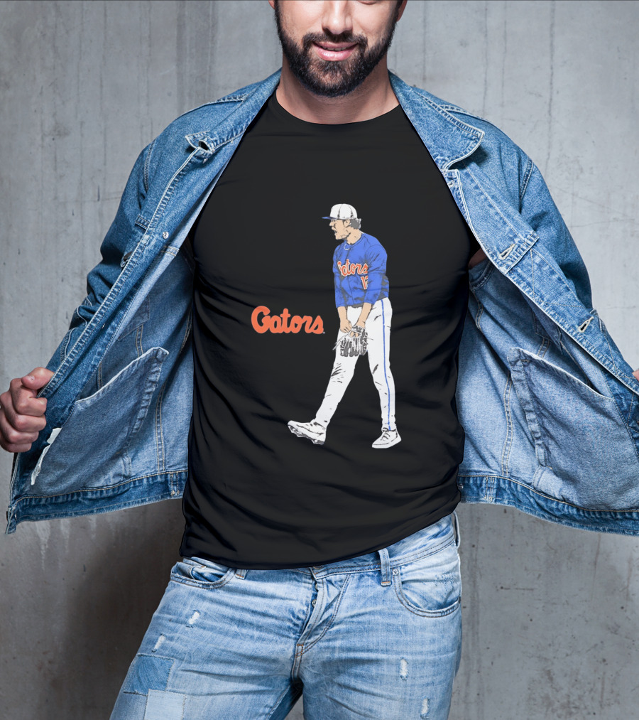 Liam Peterson Florida Gators Baseball Intense Scream Moment T-Shirt