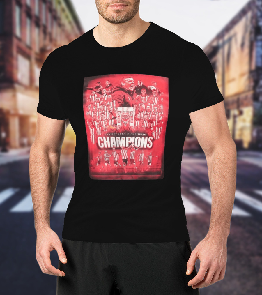 Sky Bet League One 25 26 Lincoln City Champions T-Shirt
