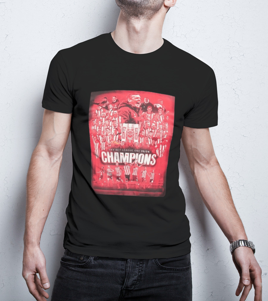 Sky Bet League One 25 26 Lincoln City Champions T-Shirt
