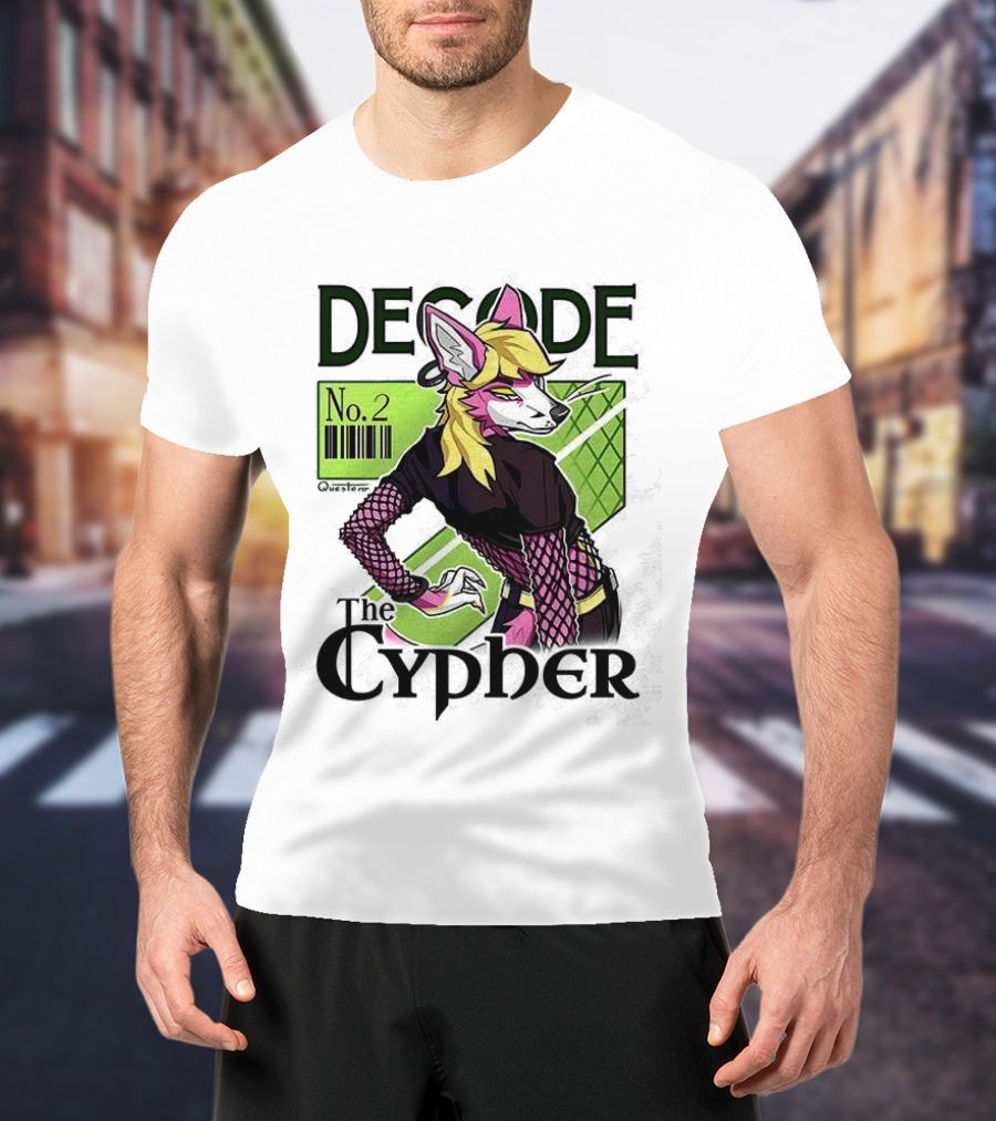 Decode The Cypher No.2 Retro Futuristic Vibe T-Shirt