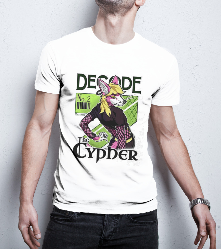 Decode The Cypher No.2 Retro Futuristic Vibe T-Shirt
