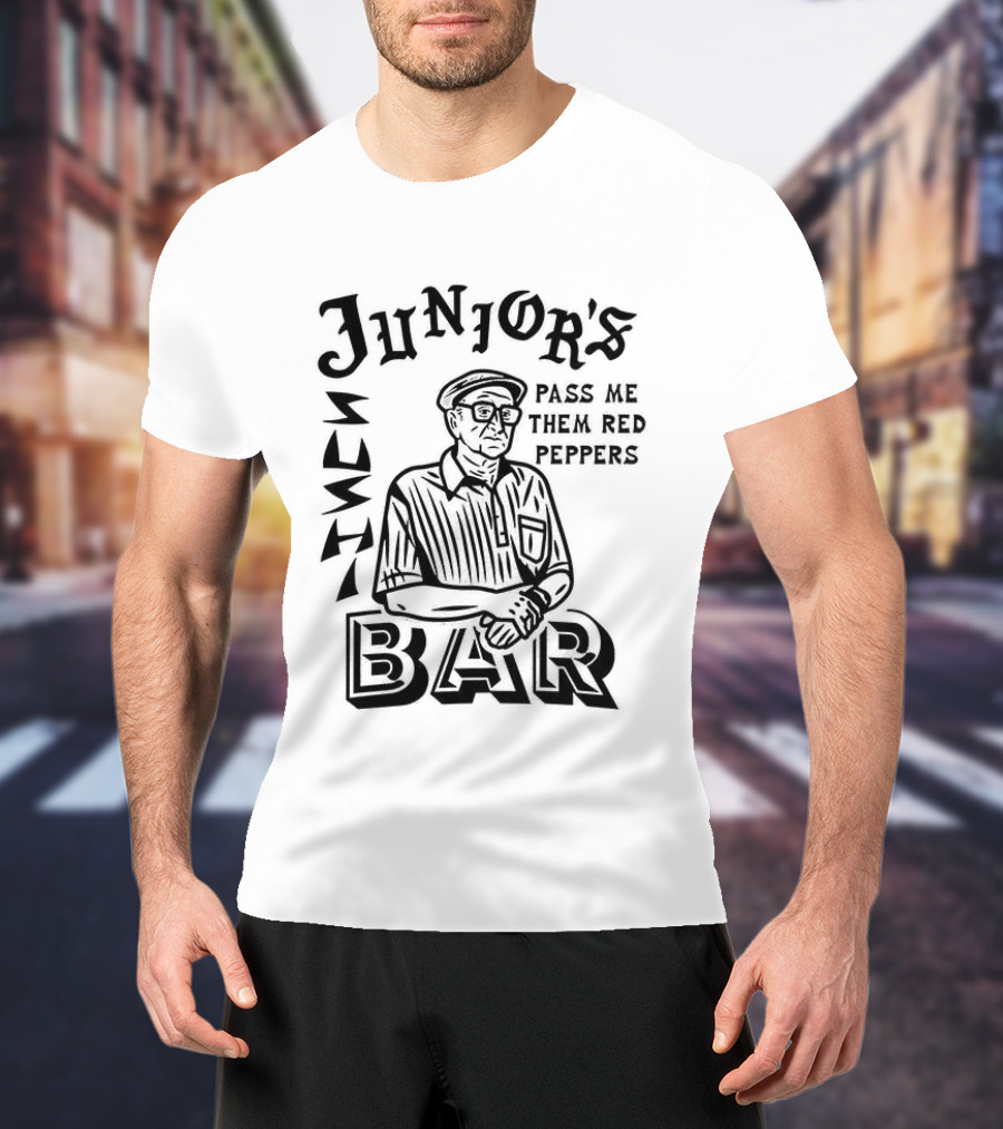 Junior's Pass Me Them Red Peppers Bar T-Shirt