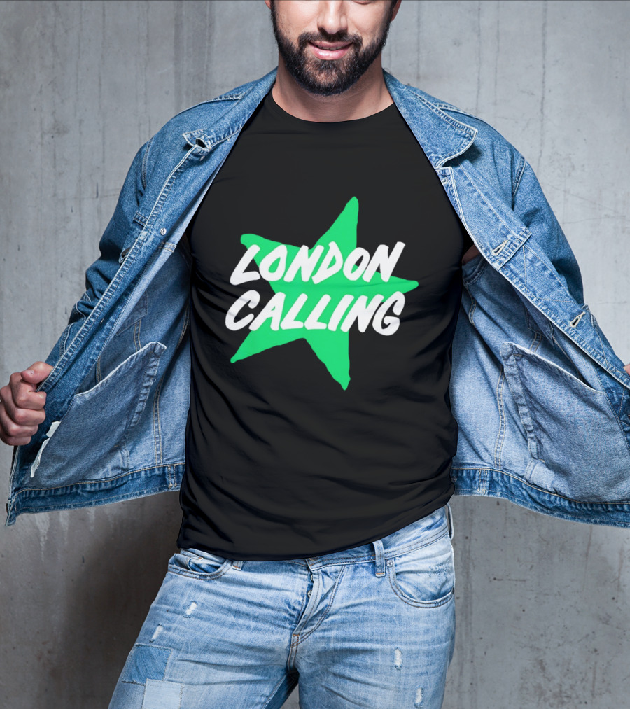 Dallas Stars London Calling The Clash Hockey Star T-Shirt